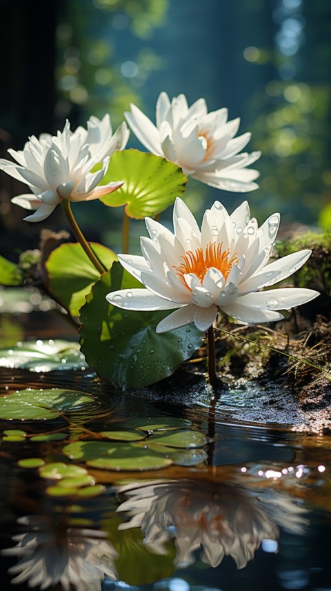 Beautiful White Calm Flower Aesthetics (203)