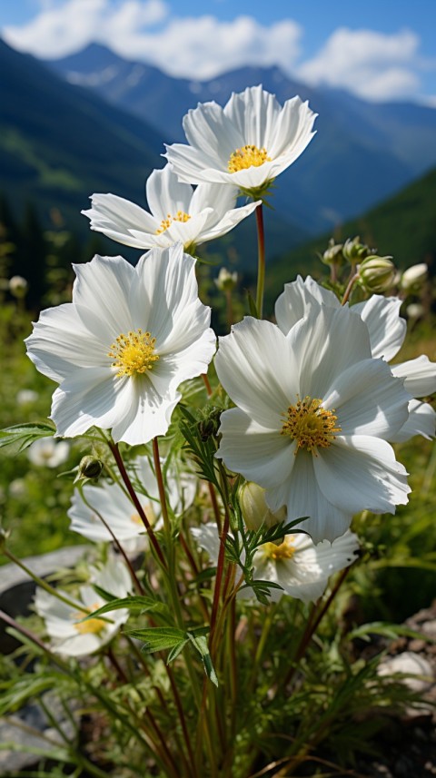 Beautiful White Calm Flower Aesthetics (218)
