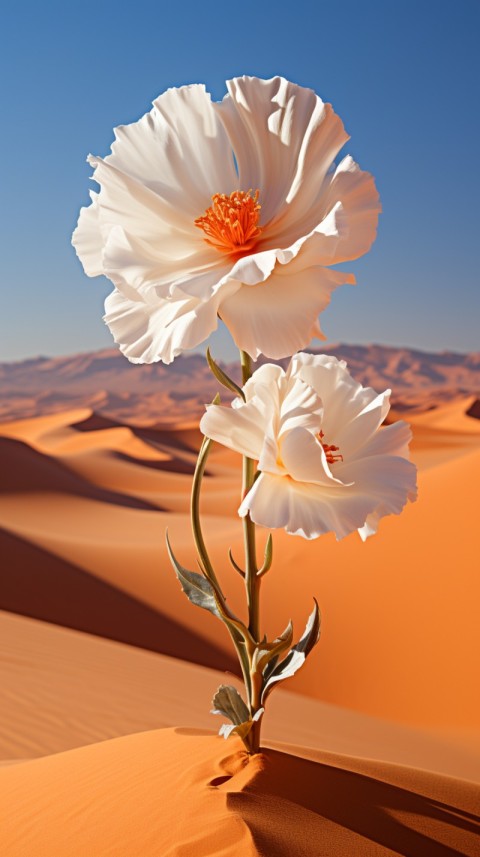 Beautiful White Calm Flower Aesthetics (226)