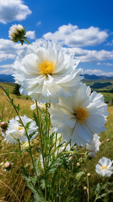 Beautiful White Calm Flower Aesthetics (233)