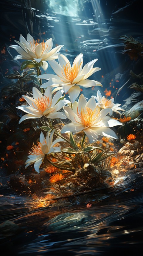 Beautiful White Calm Flower Aesthetics (242)