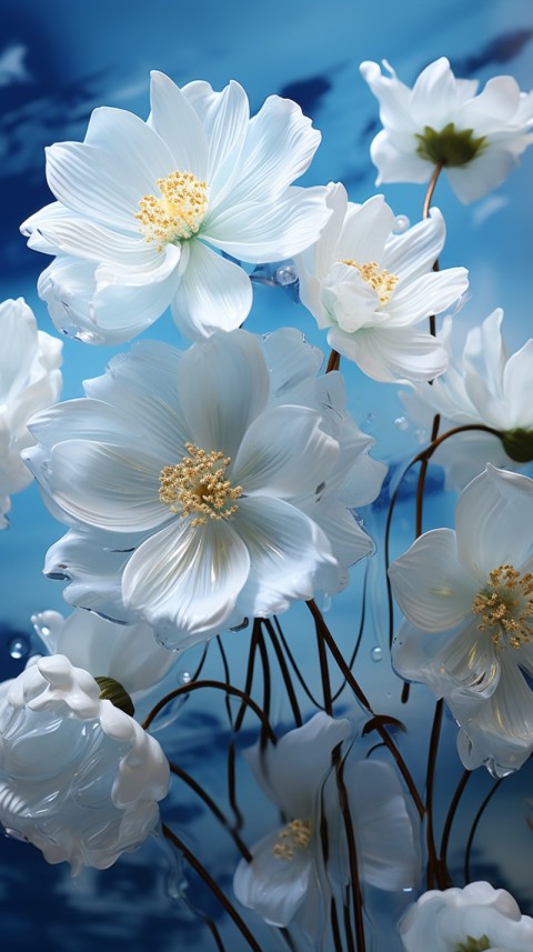 Beautiful White Calm Flower Aesthetics (243)