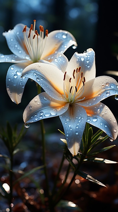 Beautiful White Calm Flower Aesthetics (265)