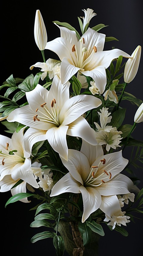 Beautiful White Calm Flower Aesthetics (282)