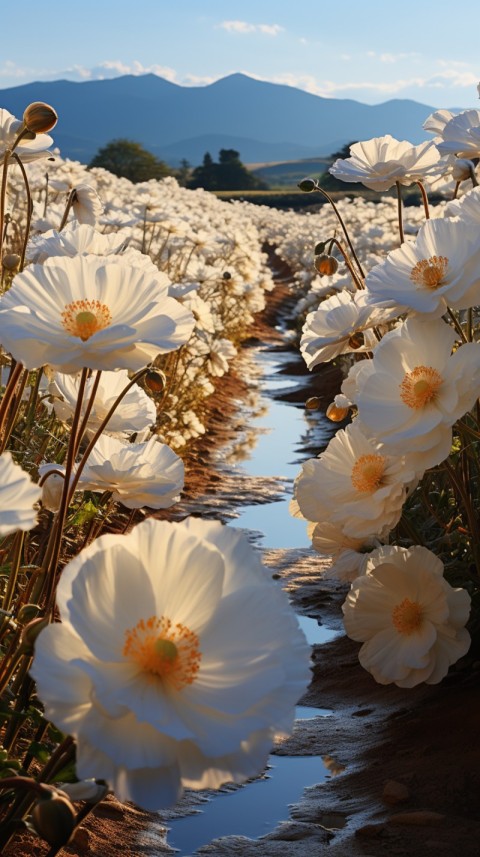 Beautiful White Calm Flower Aesthetics (280)