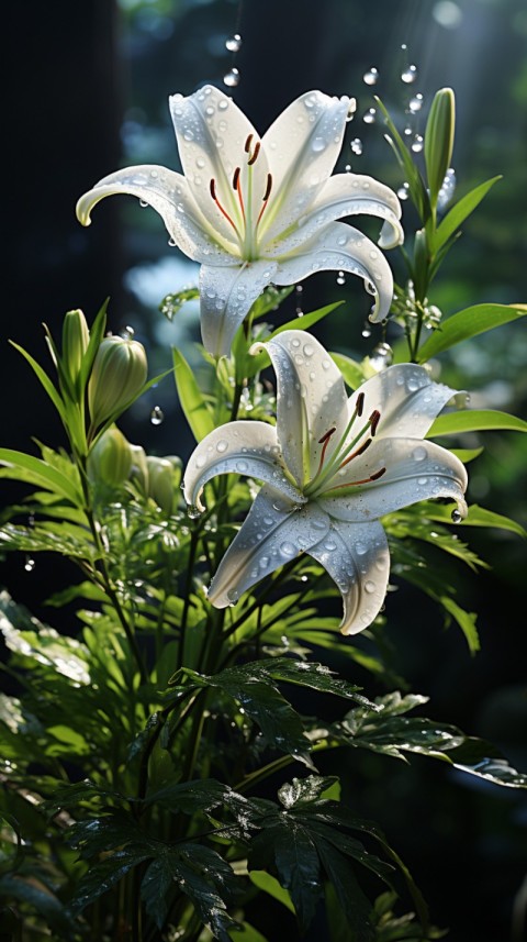 Beautiful White Calm Flower Aesthetics (285)