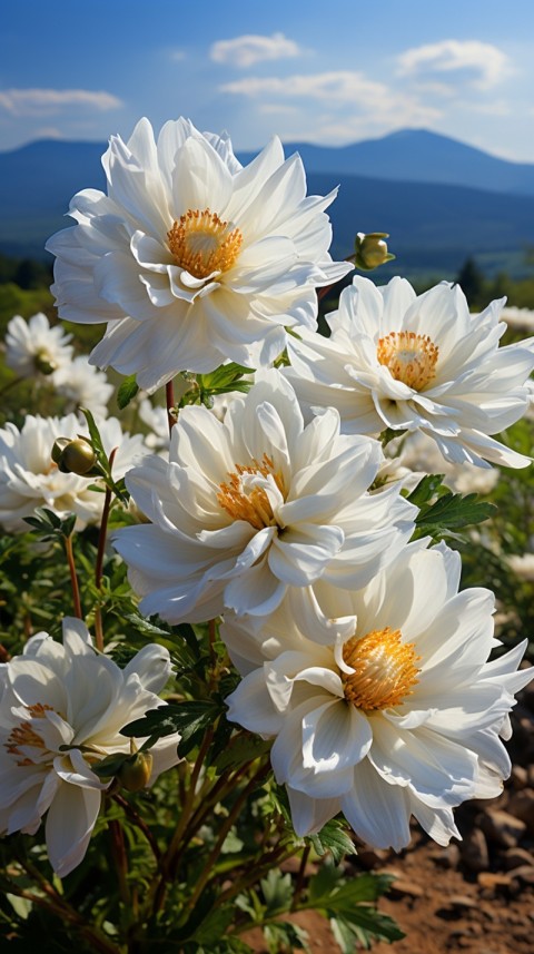 Beautiful White Calm Flower Aesthetics (281)
