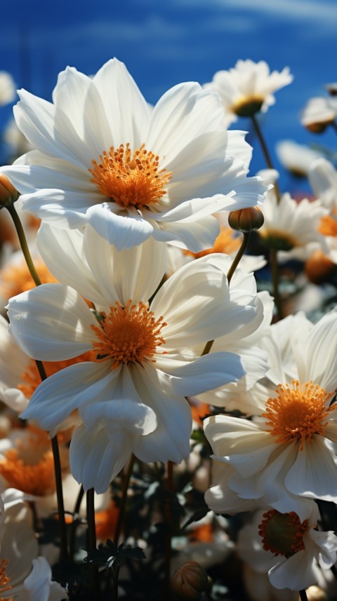 Beautiful White Calm Flower Aesthetics (327)
