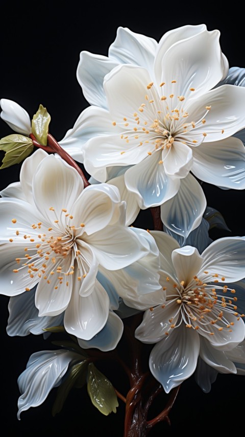 Beautiful White Calm Flower Aesthetics (339)