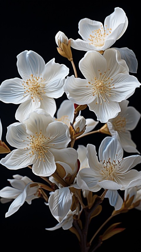Beautiful White Calm Flower Aesthetics (346)