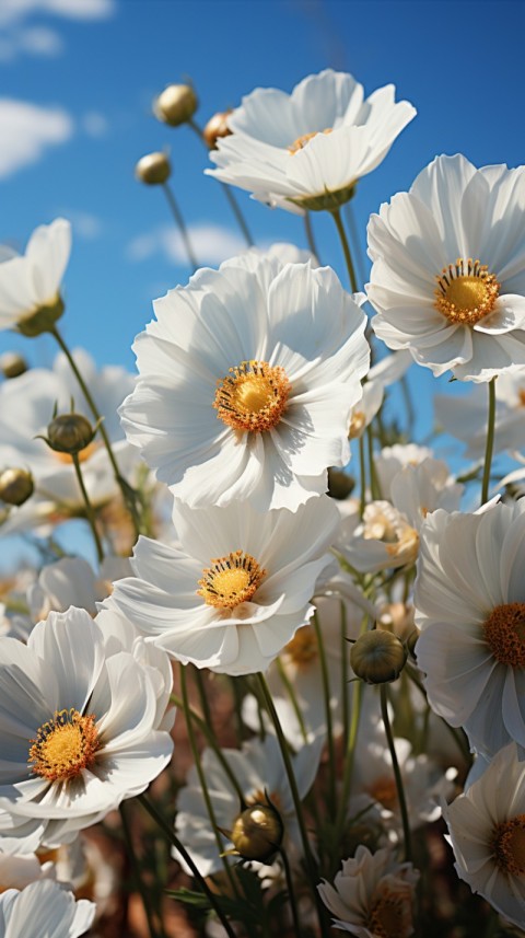Beautiful White Calm Flower Aesthetics (319)