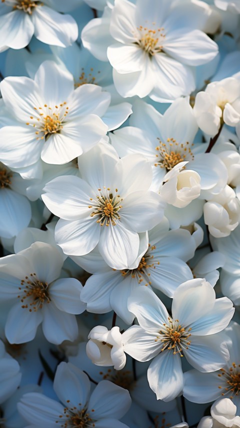 Beautiful White Calm Flower Aesthetics (378)
