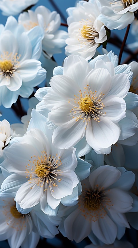 Beautiful White Calm Flower Aesthetics (393)