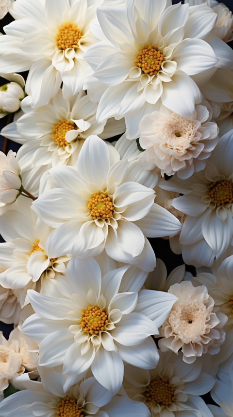 Beautiful White Calm Flower Aesthetics (395)