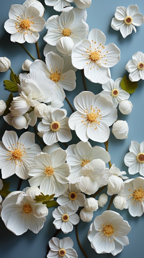 Beautiful White Calm Flower Aesthetics (383)