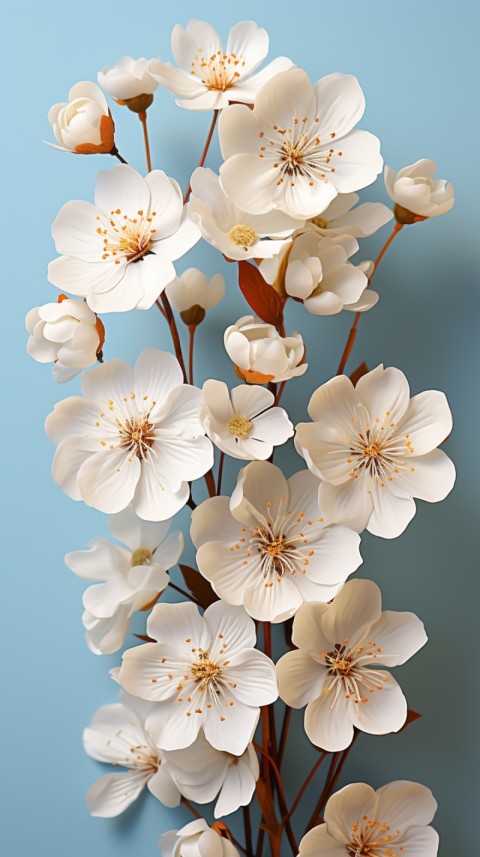 Beautiful White Calm Flower Aesthetics (382)