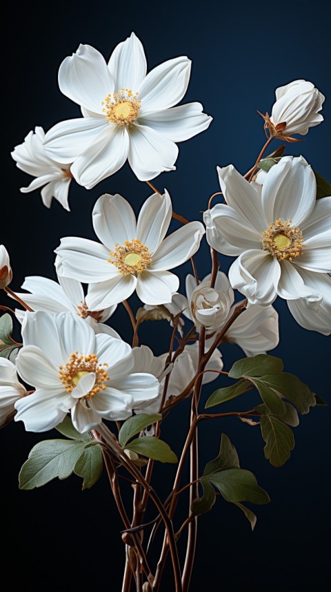 Beautiful White Calm Flower Aesthetics (361)