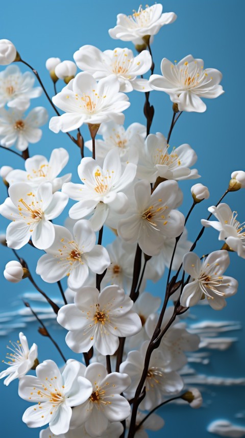 Beautiful White Calm Flower Aesthetics (396)