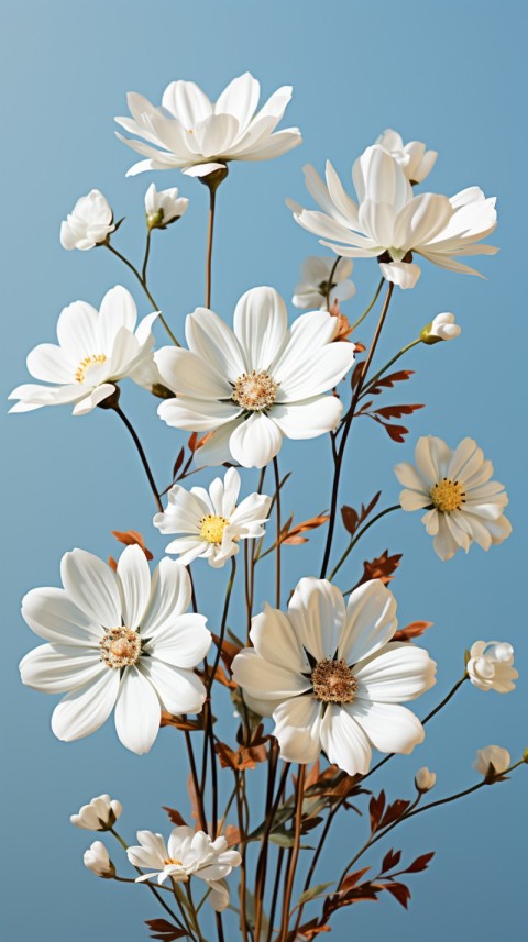 Beautiful White Calm Flower Aesthetics (398)
