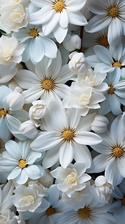 Beautiful White Calm Flower Aesthetics (411)