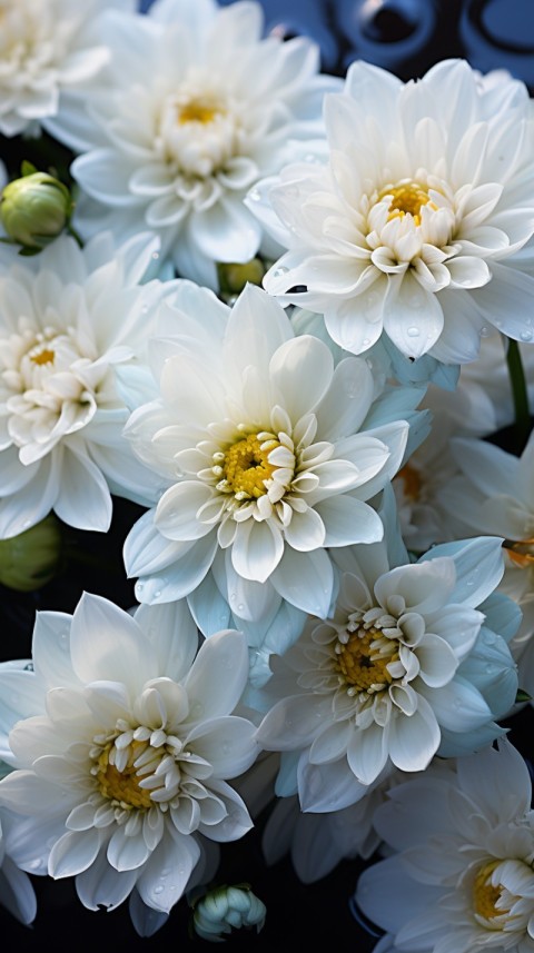 Beautiful White Calm Flower Aesthetics (413)