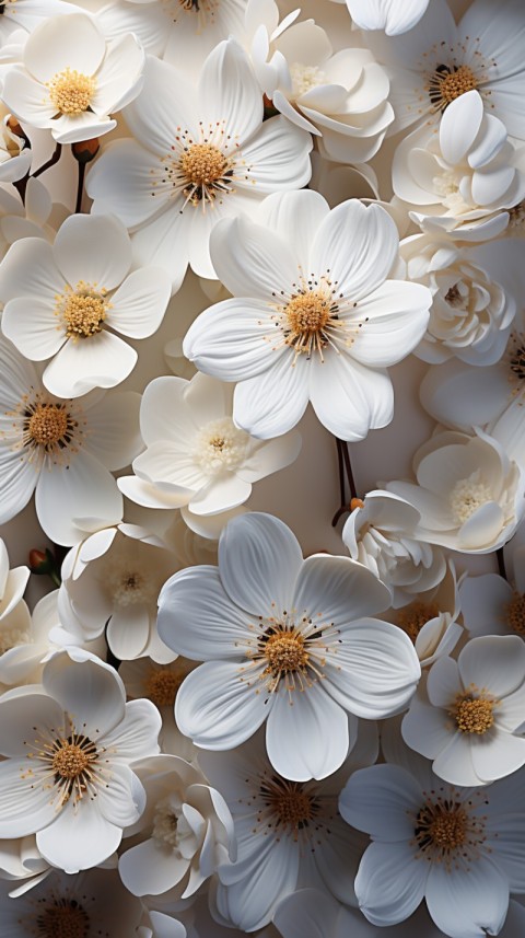 Beautiful White Calm Flower Aesthetics (406)