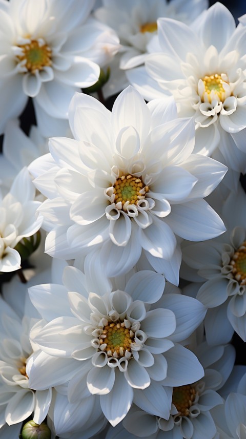 Beautiful White Calm Flower Aesthetics (416)