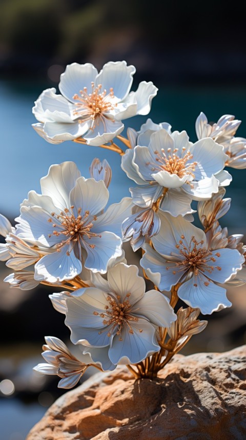 Beautiful White Calm Flower Aesthetics (442)