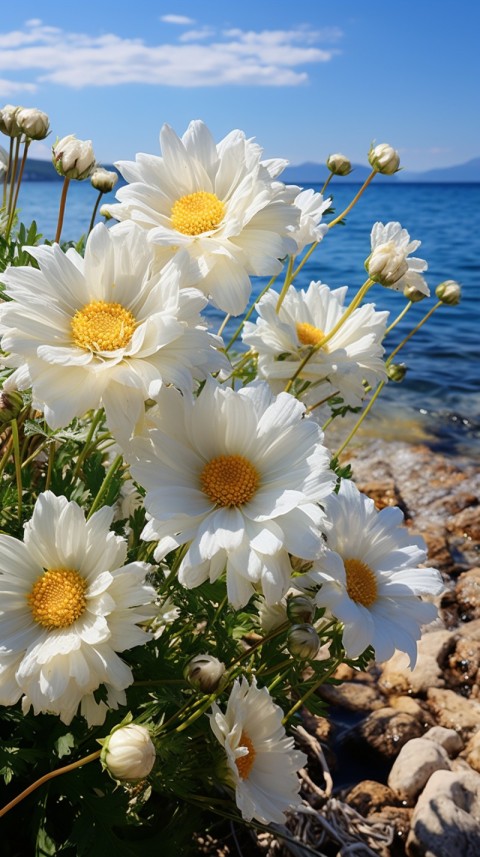 Beautiful White Calm Flower Aesthetics (441)
