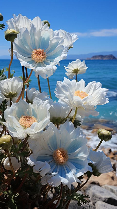 Beautiful White Calm Flower Aesthetics (439)