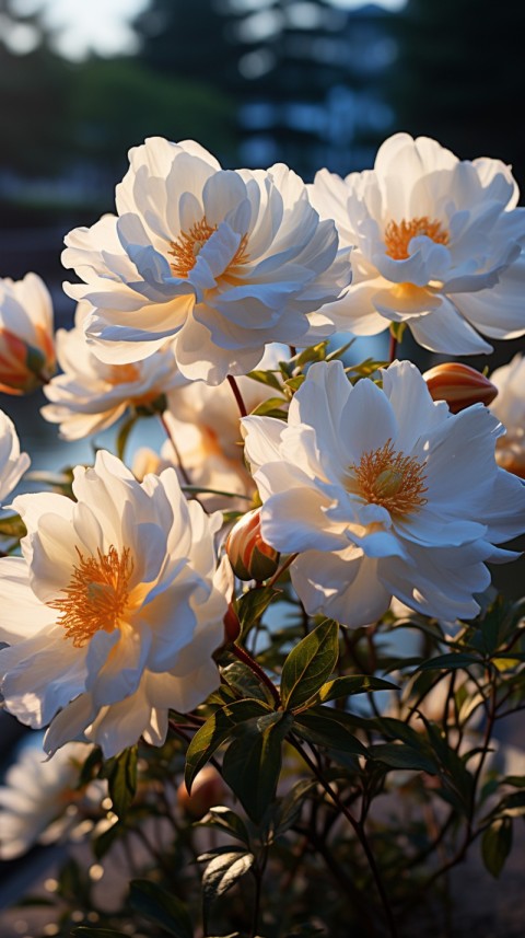 Beautiful White Calm Flower Aesthetics (490)