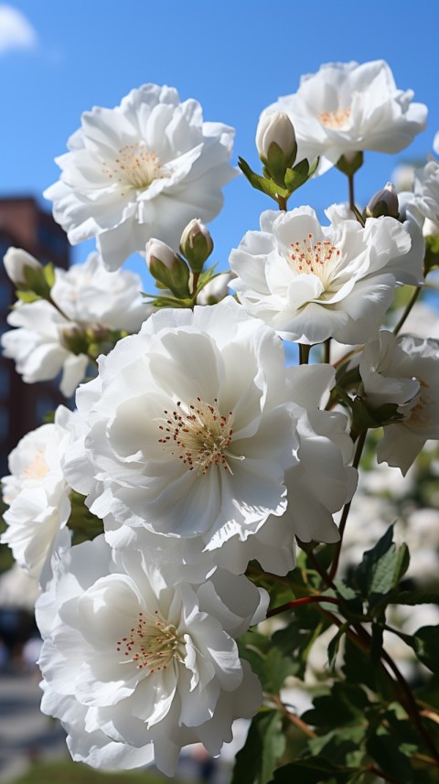 Beautiful White Calm Flower Aesthetics (474)