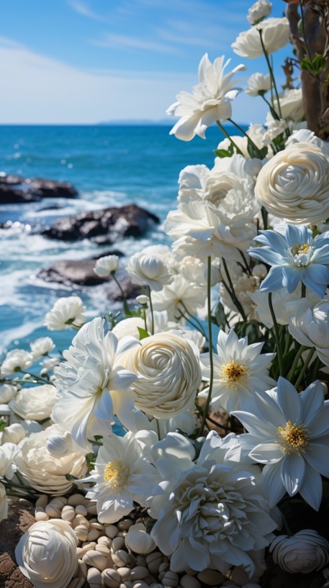 Beautiful White Calm Flower Aesthetics (463)