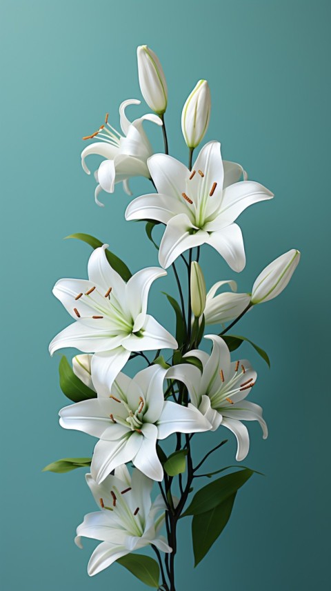 Beautiful White Calm Flower Aesthetics (510)