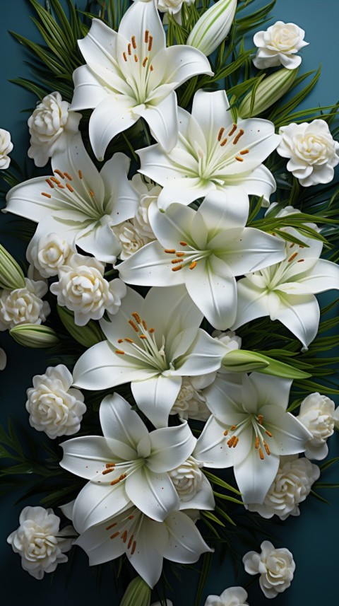 Beautiful White Calm Flower Aesthetics (513)