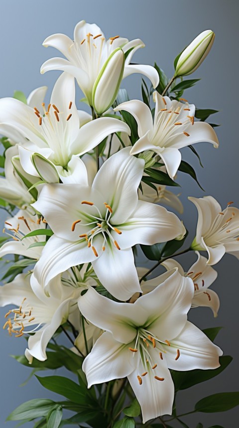 Beautiful White Calm Flower Aesthetics (511)