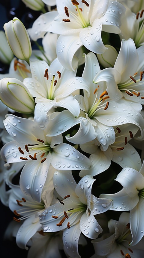 Beautiful White Calm Flower Aesthetics (529)