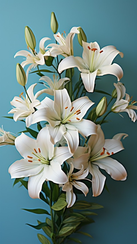 Beautiful White Calm Flower Aesthetics (534)