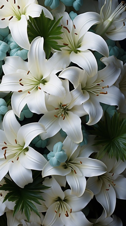 Beautiful White Calm Flower Aesthetics (525)