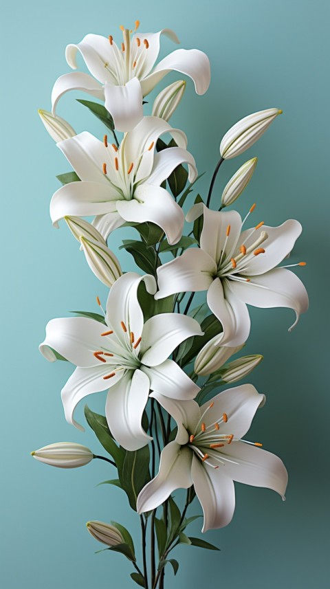 Beautiful White Calm Flower Aesthetics (527)