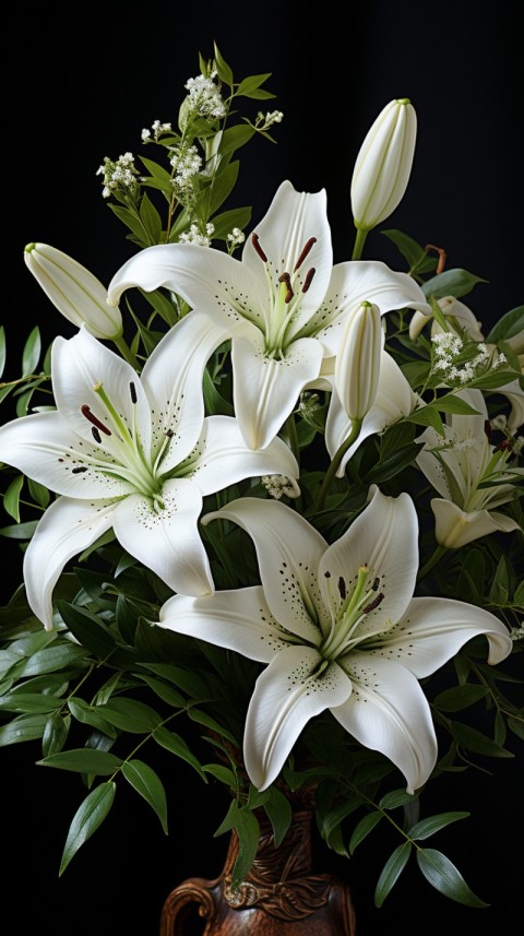 Beautiful White Calm Flower Aesthetics (524)