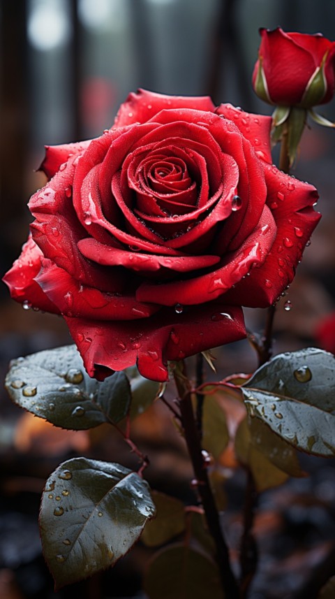 Beautiful Red Rose Flower Aesthetics (37)