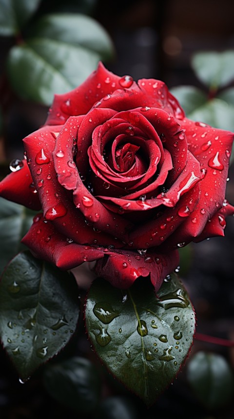 Beautiful Red Rose Flower Aesthetics (31)