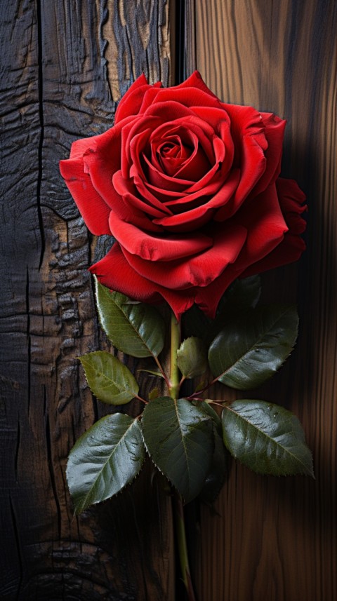 Beautiful Red Rose Flower Aesthetics (1)