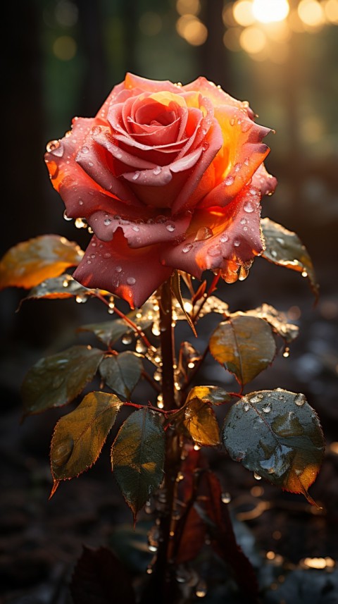 Beautiful Red Rose Flower Aesthetics (12)