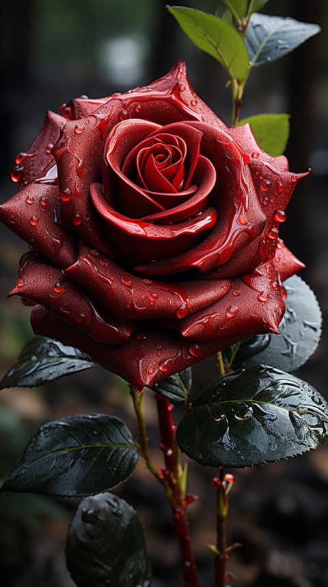 Beautiful Red Rose Flower Aesthetics (28)