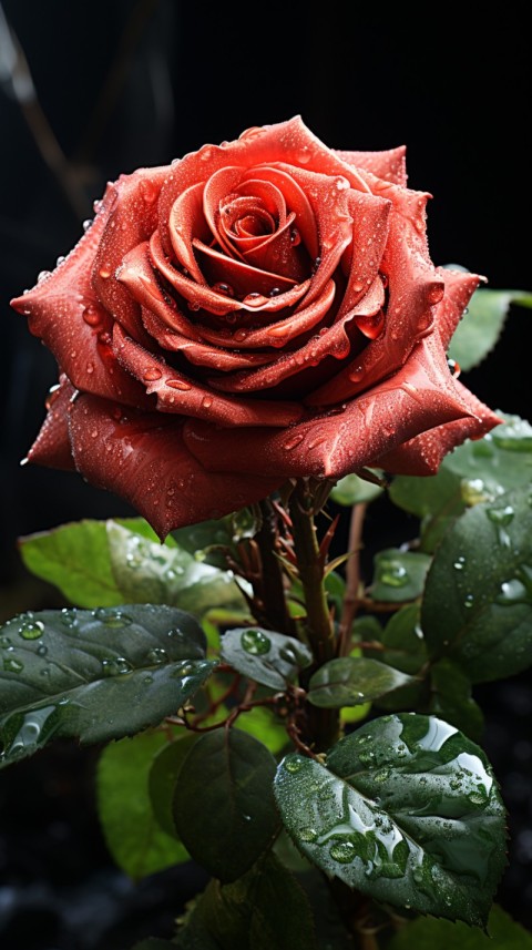Beautiful Red Rose Flower Aesthetics (23)