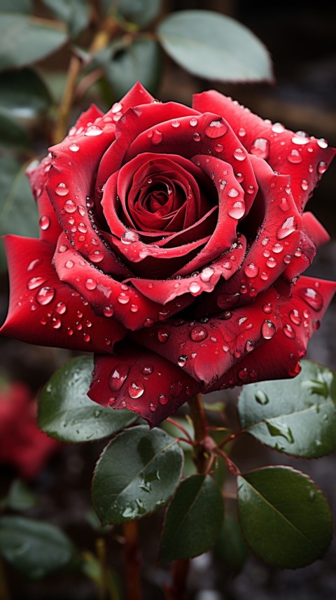 Beautiful Red Rose Flower Aesthetics (36)