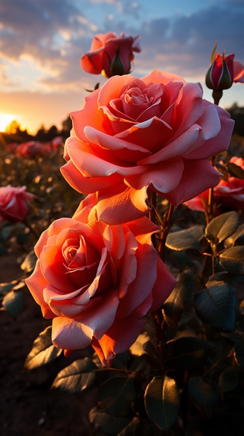 Beautiful Red Rose Flower Aesthetics (88)