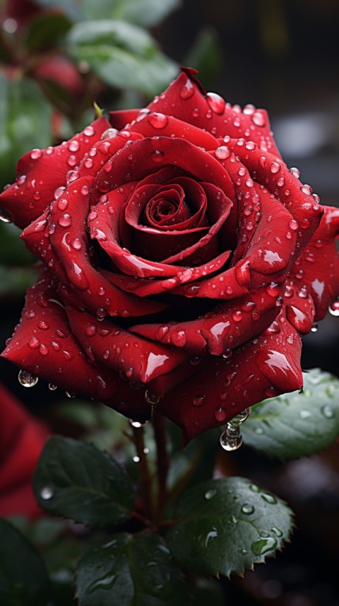 Beautiful Red Rose Flower Aesthetics (57)